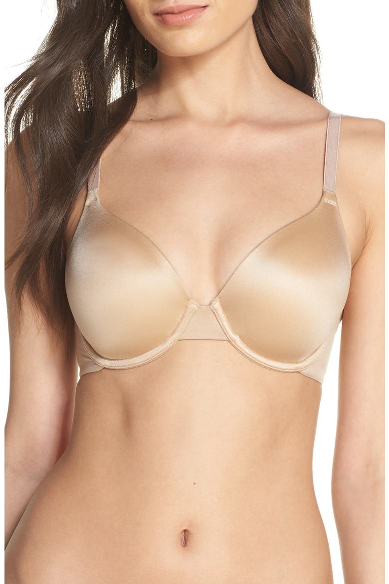 Future Foundation Underwire T-Shirt Bra, Main, color, AU NATURAL