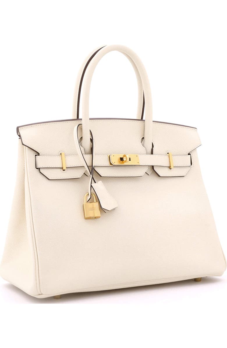 Pre-Owned Hermes Birkin Handbag Light Epsom with Gold Hardware 30, Alternate, color, Nata