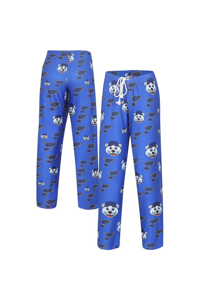 Women's Concepts Sport Blue St. Louis Blues Gauge Allover Print Knit Sleep Pants, Alternate, color, Blue
