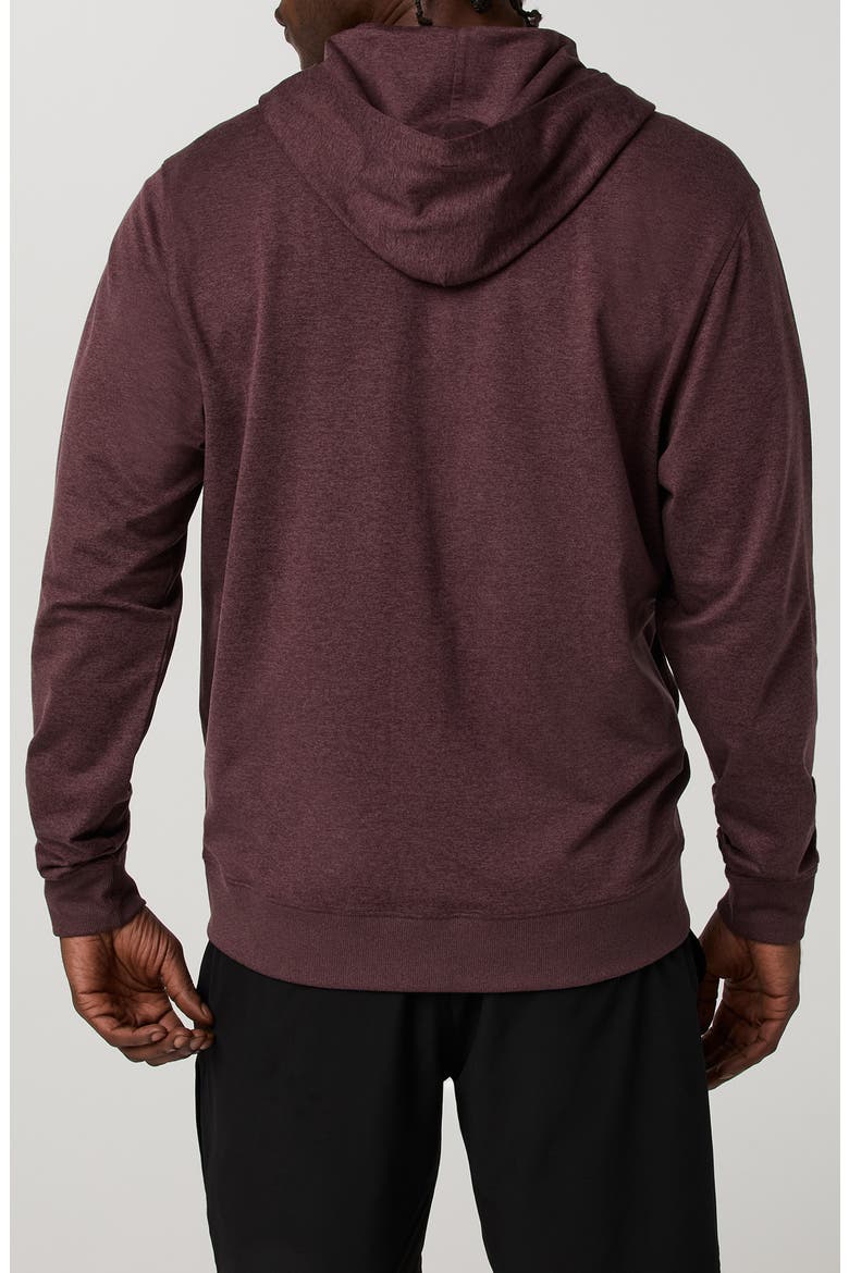 Ponto Performance Zip Hoodie, Alternate, color, BOYSENBERRY HEATHER