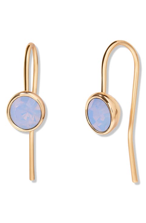 Mia 14k Gold Plate & Cubic Zirconia Drop Earrings