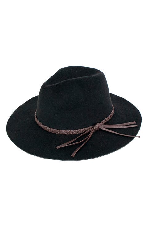 Devin Braid Band Felt Panama Hat