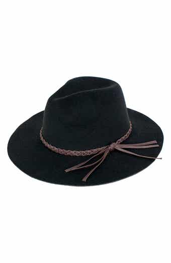 PETER GRIMM Devin Braid Band Felt Panama Hat
