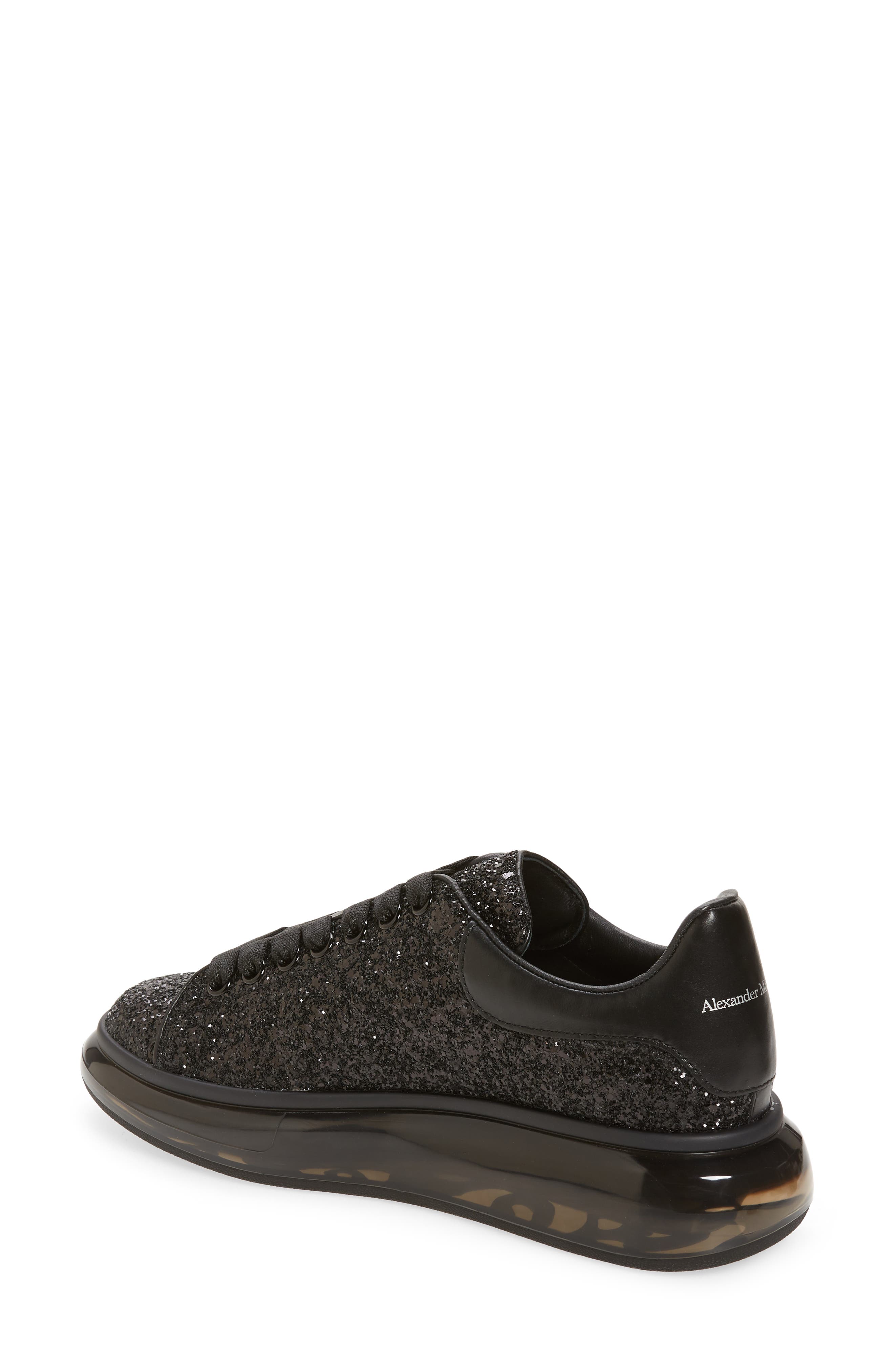 McQueen Alexander McQueen Glitter Bubble Sole Platform Sneaker, Alternate, color, 