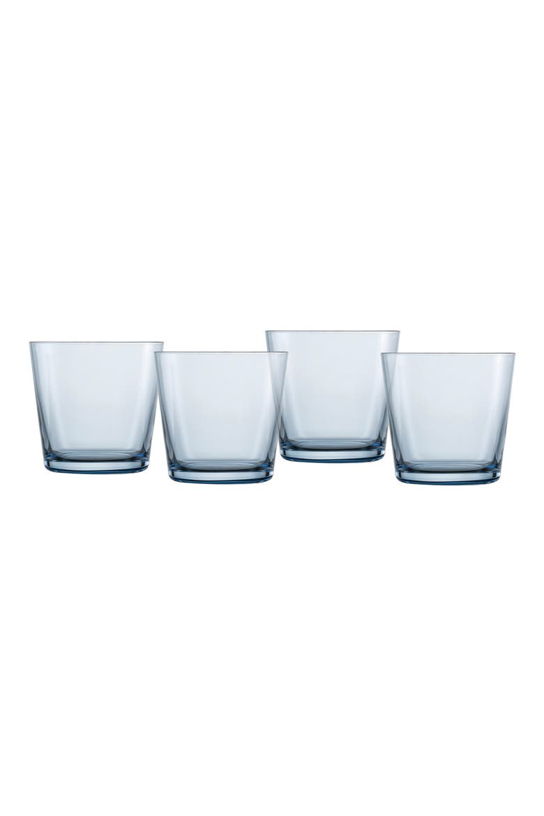 Together Set of 4 Tritan Crystal Double Old Fashioned Glasses, Main, color, BLUE