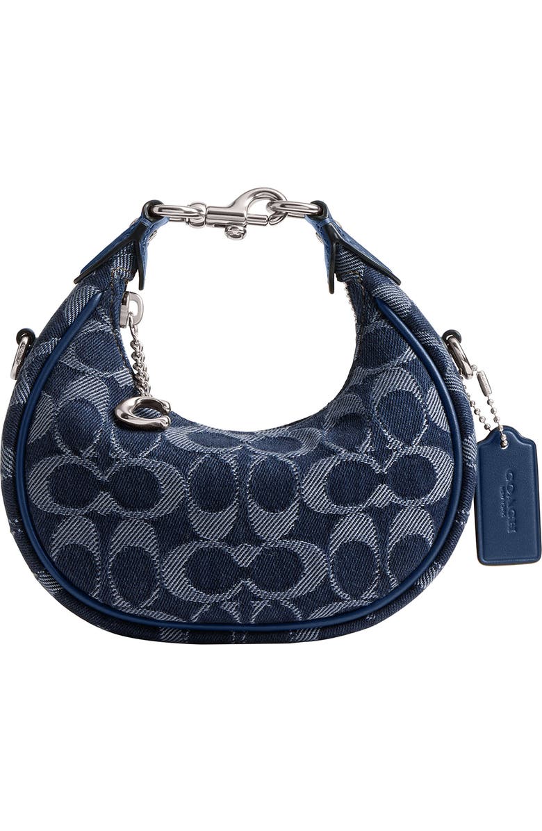 COACH Jonie Signature Washed Denim Crossbody Bag, Alternate, color,