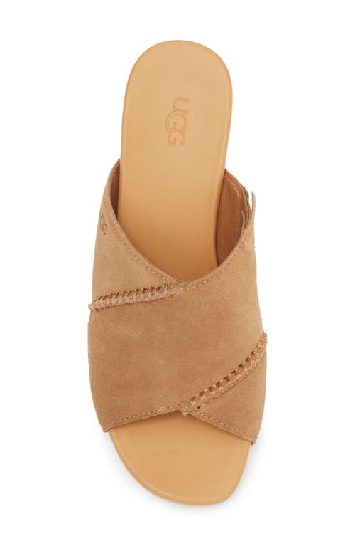 Ugg ® Taia Wedge Heel Sandal In Chestnut