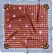 Centinelle Chat au Chocolat Cotton Silk Bandana