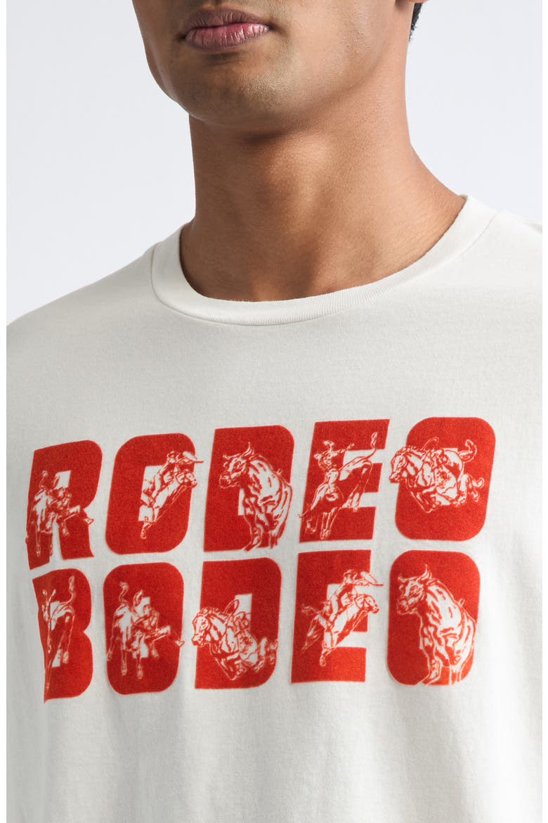 Rodeo Bodeo Cotton Graphic T-Shirt, Alternate, color, CREAM