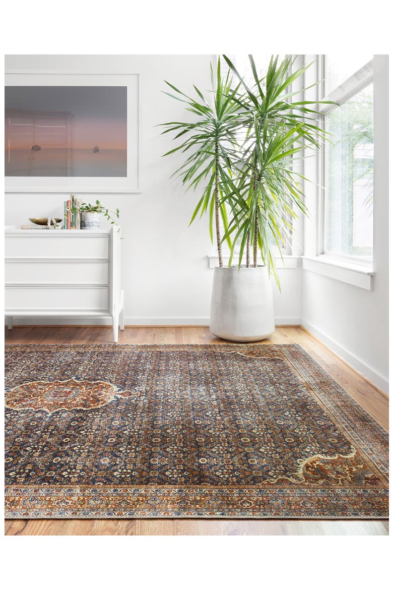II Layla Rug - Cobalt Blue/Spice, Alternate, color, COBALT BLUE / SPICE
