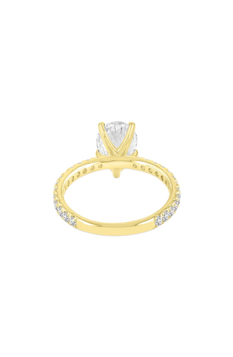 LuvMyJewelry Rania 14K Yellow Gold Pear Lab Grown Diamond Hidden Halo Engagement Ring - 1.95 Ct, Alternate, color, 14K Yellow Gold