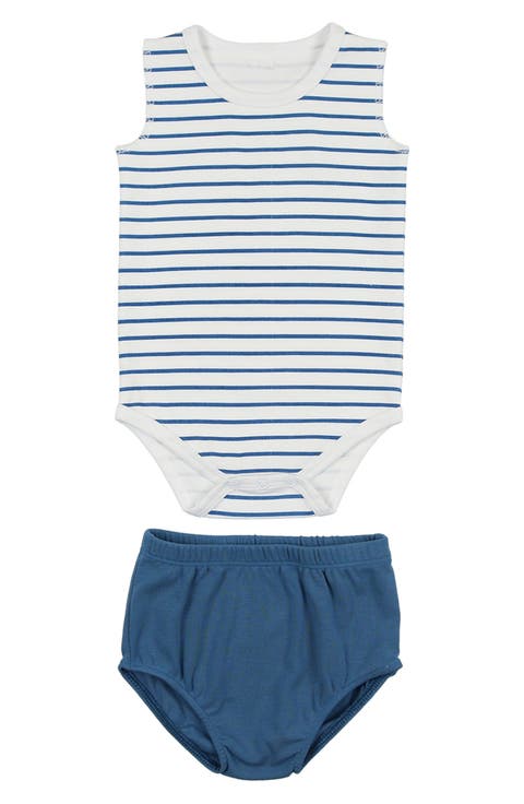 Stripe Bodysuit & Bloomers Set (Baby & Toddler)