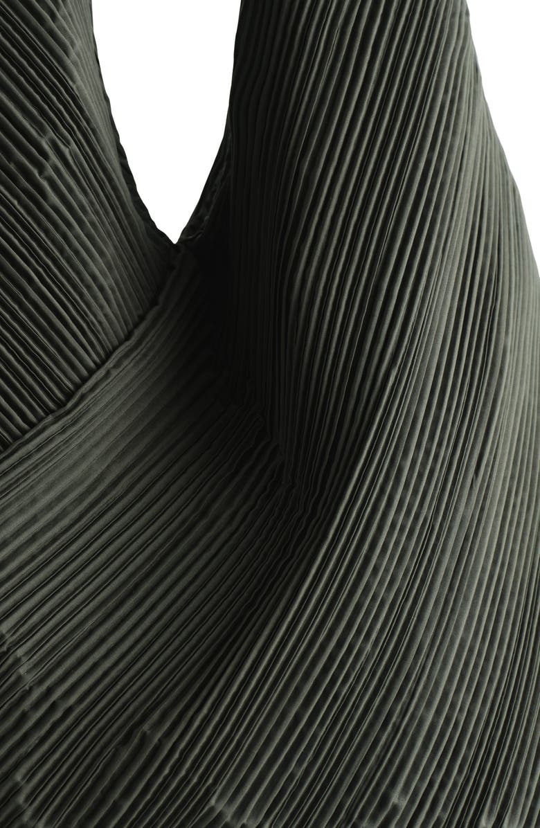 COS Guava Plissé Tote, Alternate, color,