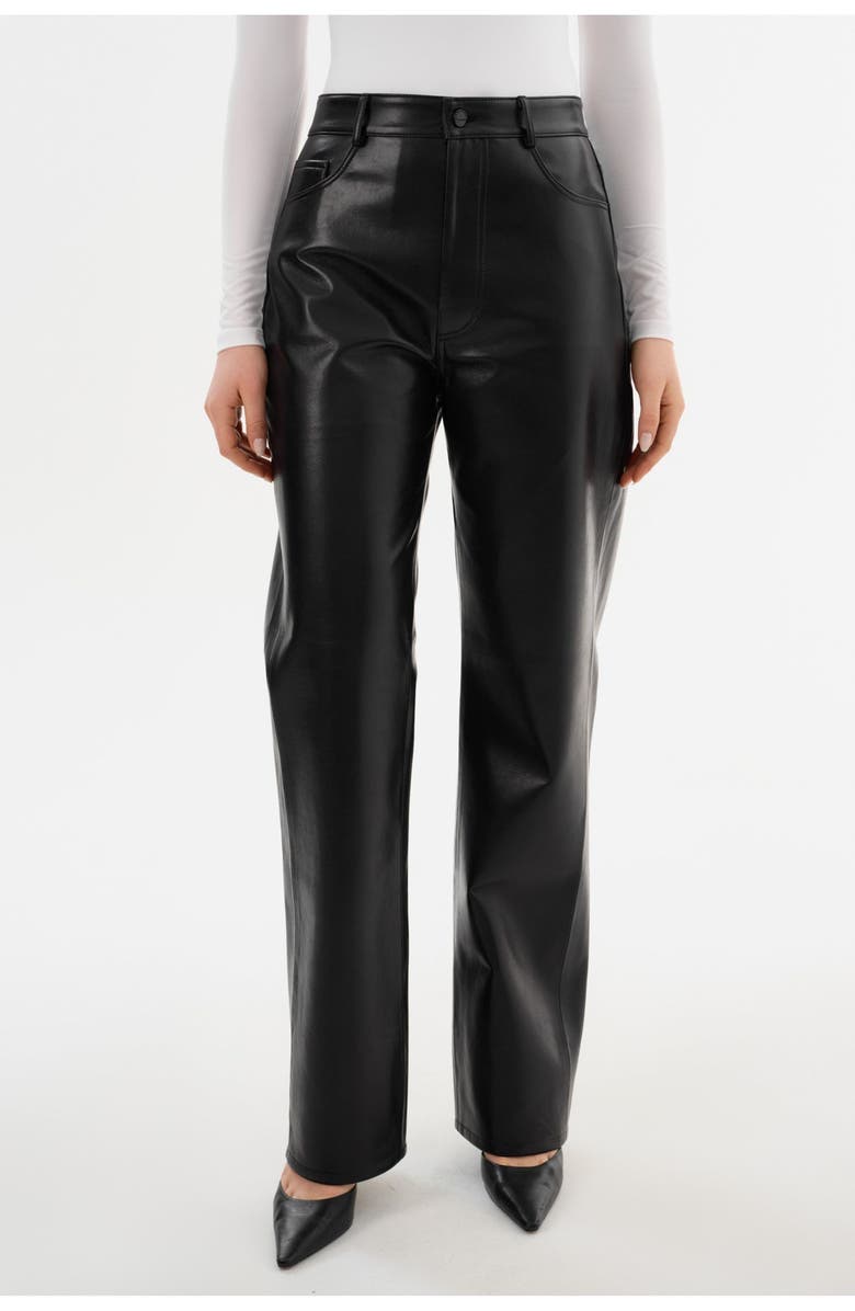 LAMARQUE Demora | Recycled Leather Pants, Main, color, Black