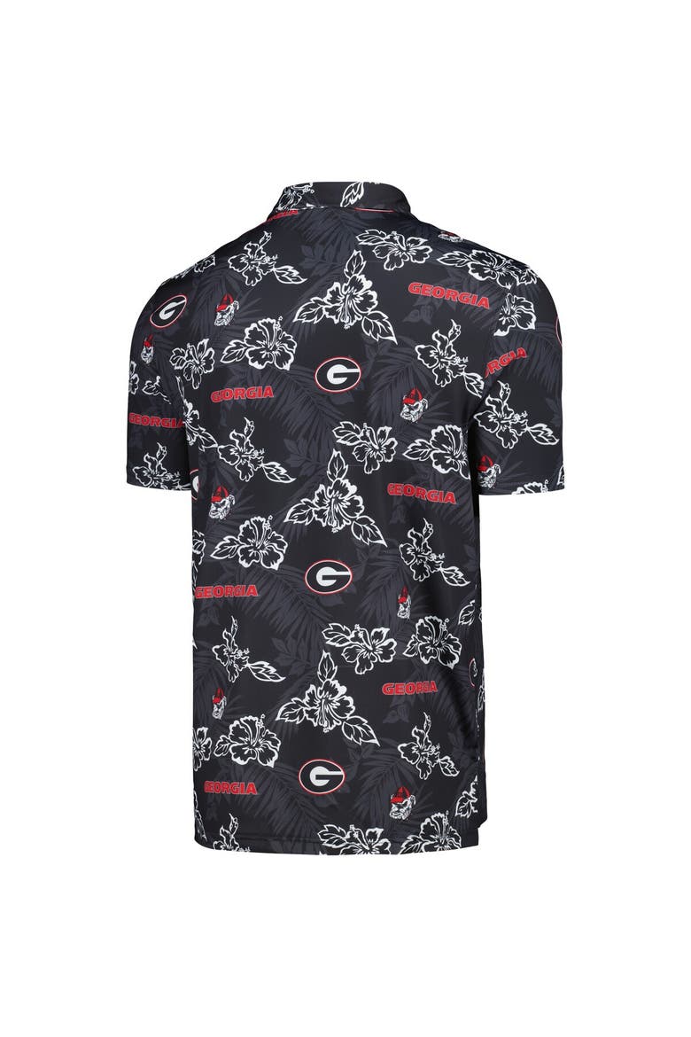 Men's Reyn Spooner Black Georgia Bulldogs Performance Polo, Alternate, color, Black