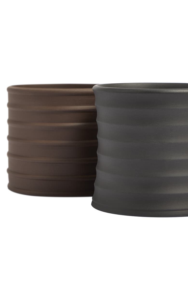 Wedgwood x JW Anderson Set of Two Stoneware Mugs, Alternate, color, Black/Brown