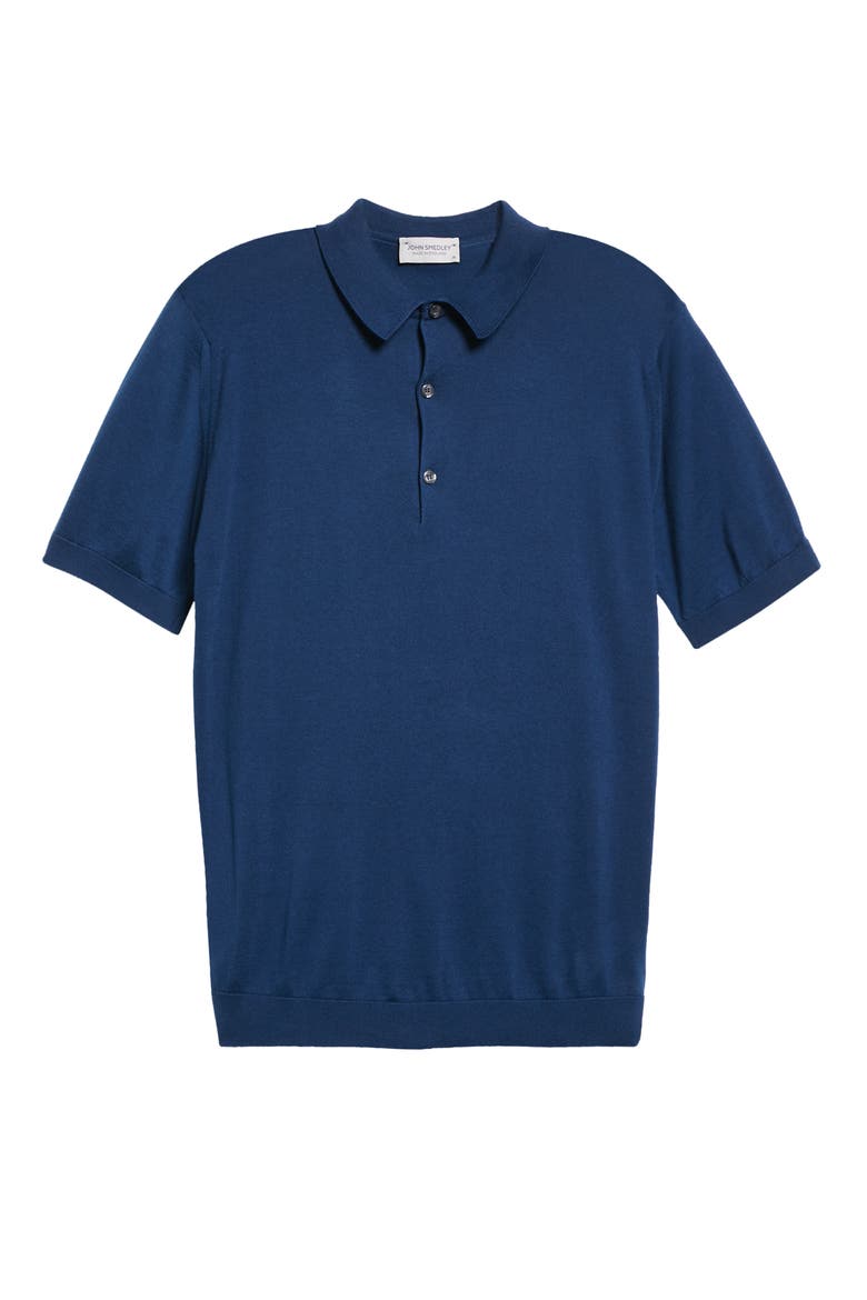 Jersey Polo, Alternate, color, INDIGO