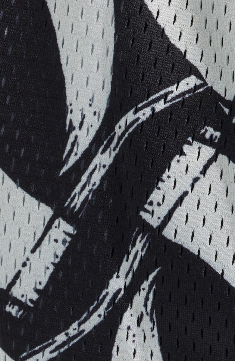 OVERTIME Scythe Mesh Shorts, Alternate, color, Black