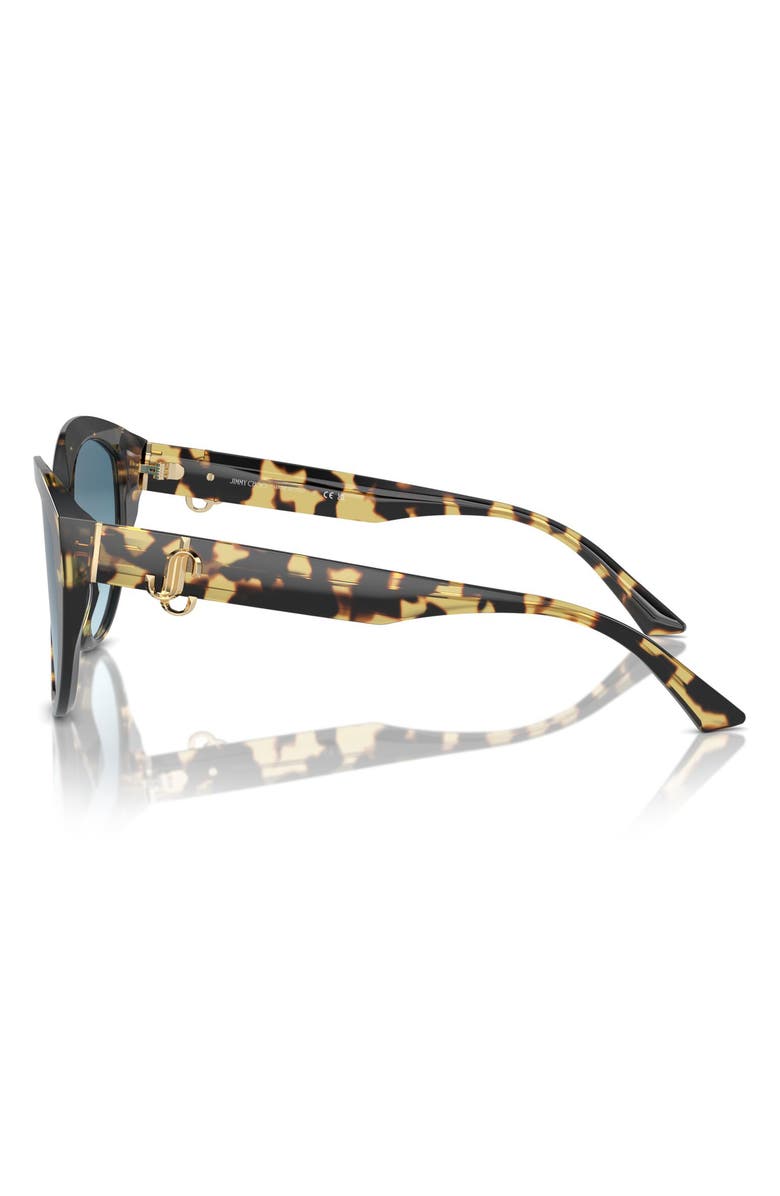 Jimmy Choo 55mm Gradient Phantos Sunglasses, Alternate, color, Mustard