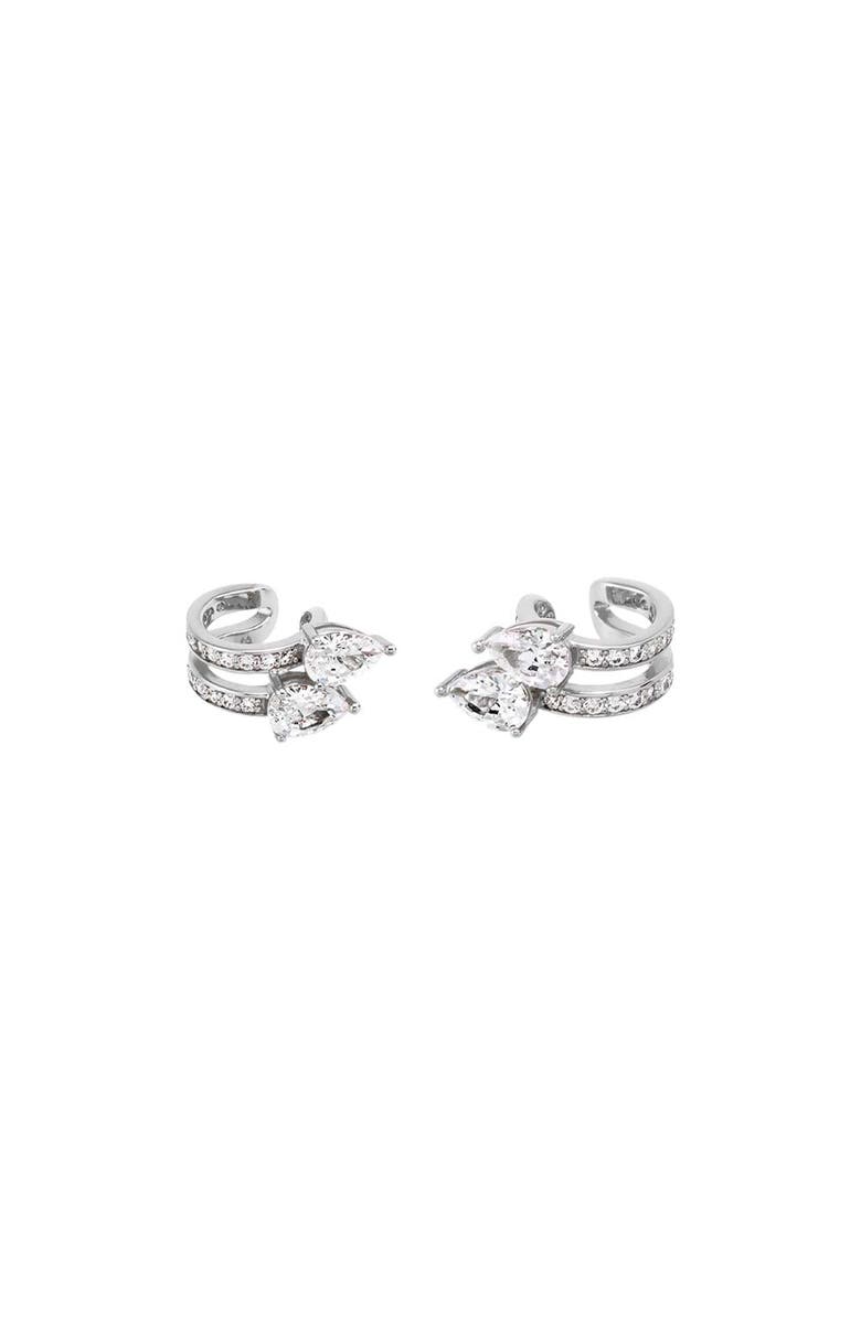 BY ADINA EDEN CZ Teardrop Double Fancy Ear Cuff, Main, color, 