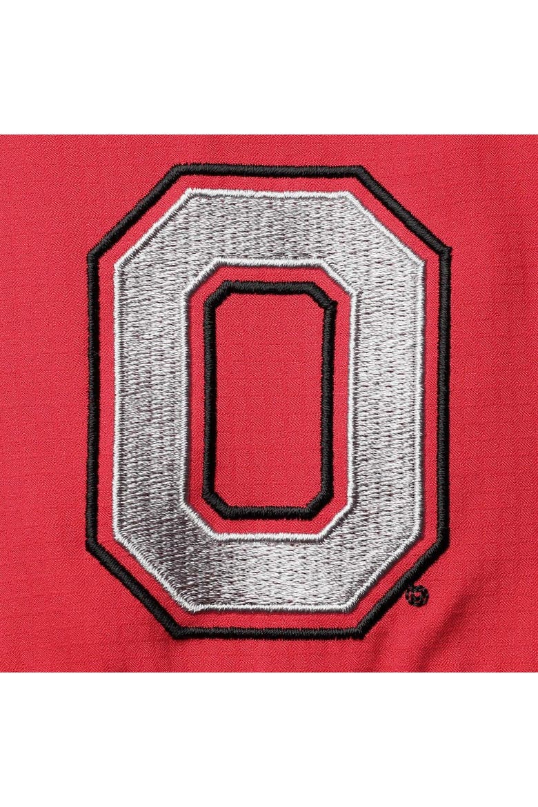 Men's Columbia Scarlet Ohio State Buckeyes Big & Tall Tamiami Omni-Shade Button-Down Shirt, Alternate, color, Scarlet
