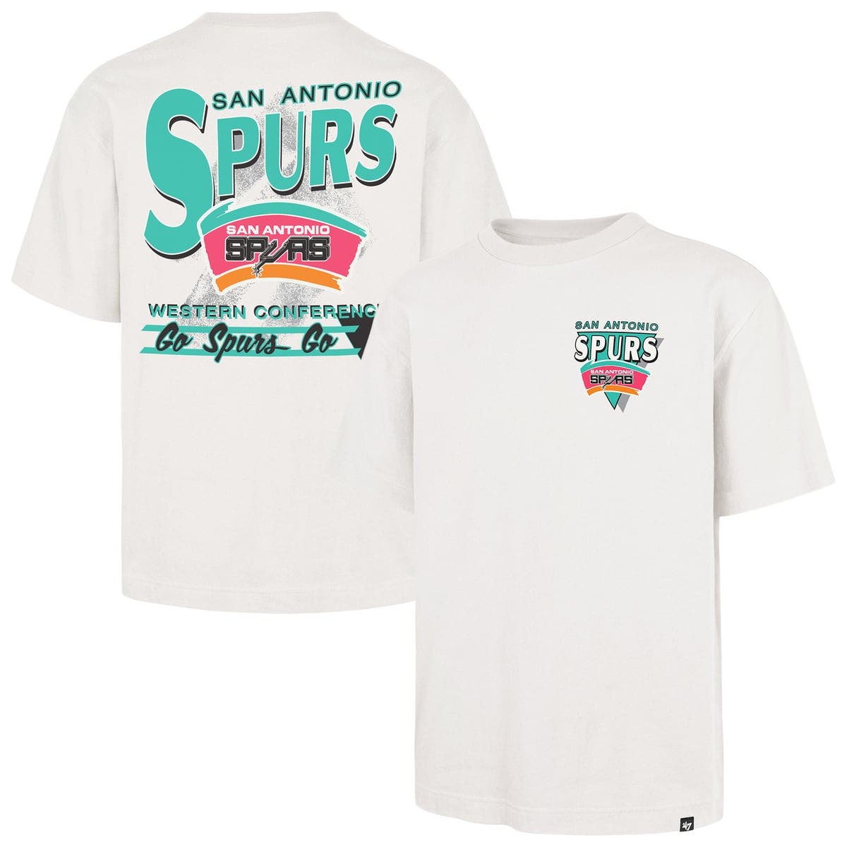 '47 Men's '47 White San Antonio Spurs Under Bar Foundation T-Shirt (Men ...