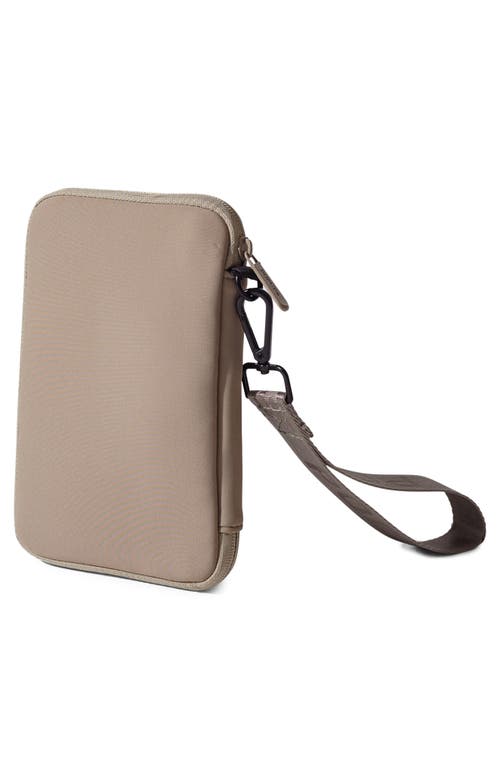 Pop Ups Brand Water Resistant Neoprene Passport Wallet In Brown