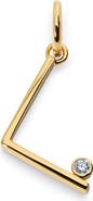 Monica Vinader Lab Grown Diamond Initial Pendant (Online Trunk Show)