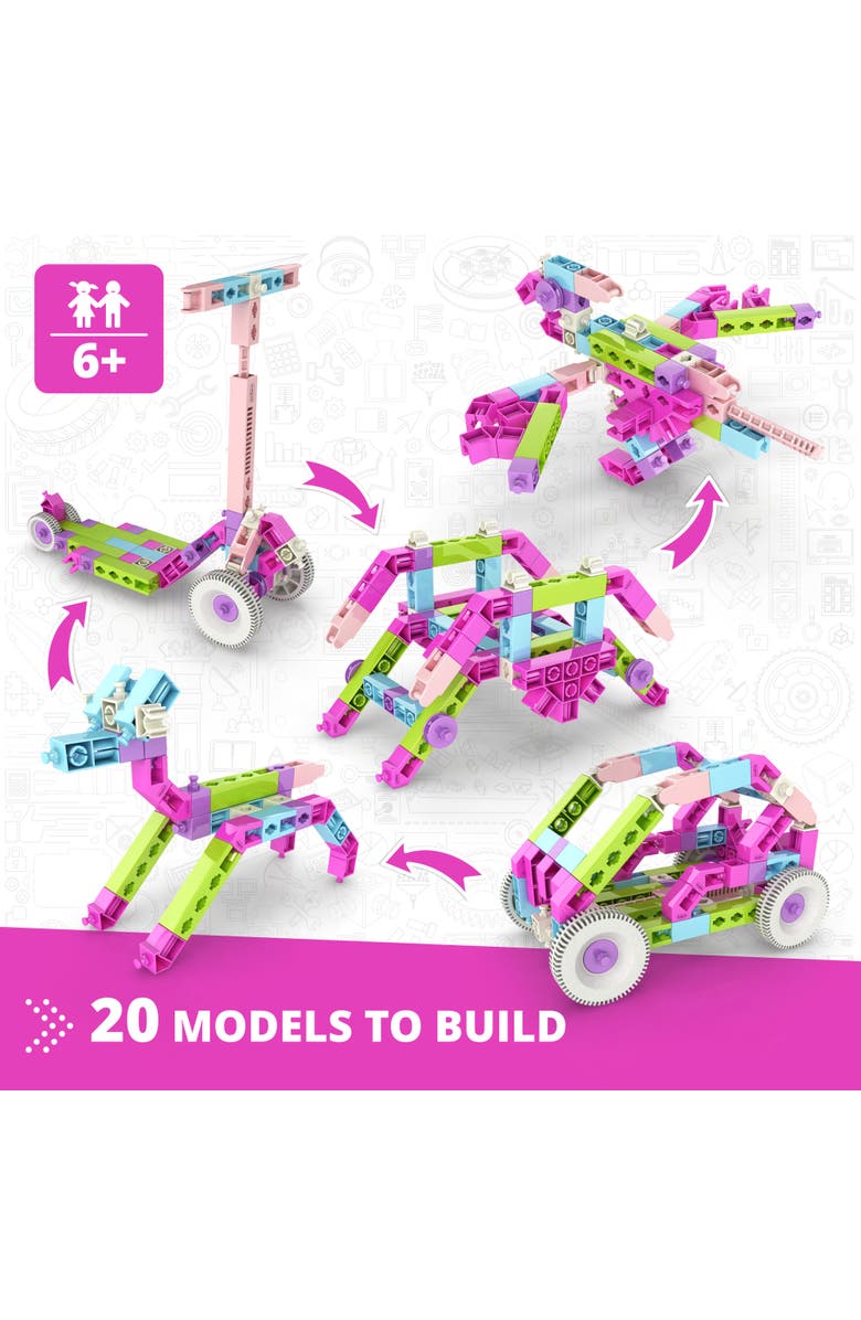 Engino Creative Builder 20 In 1 Designer Series, Toy Vehicles Vibrant Brick, Alternate, color, Multicolored