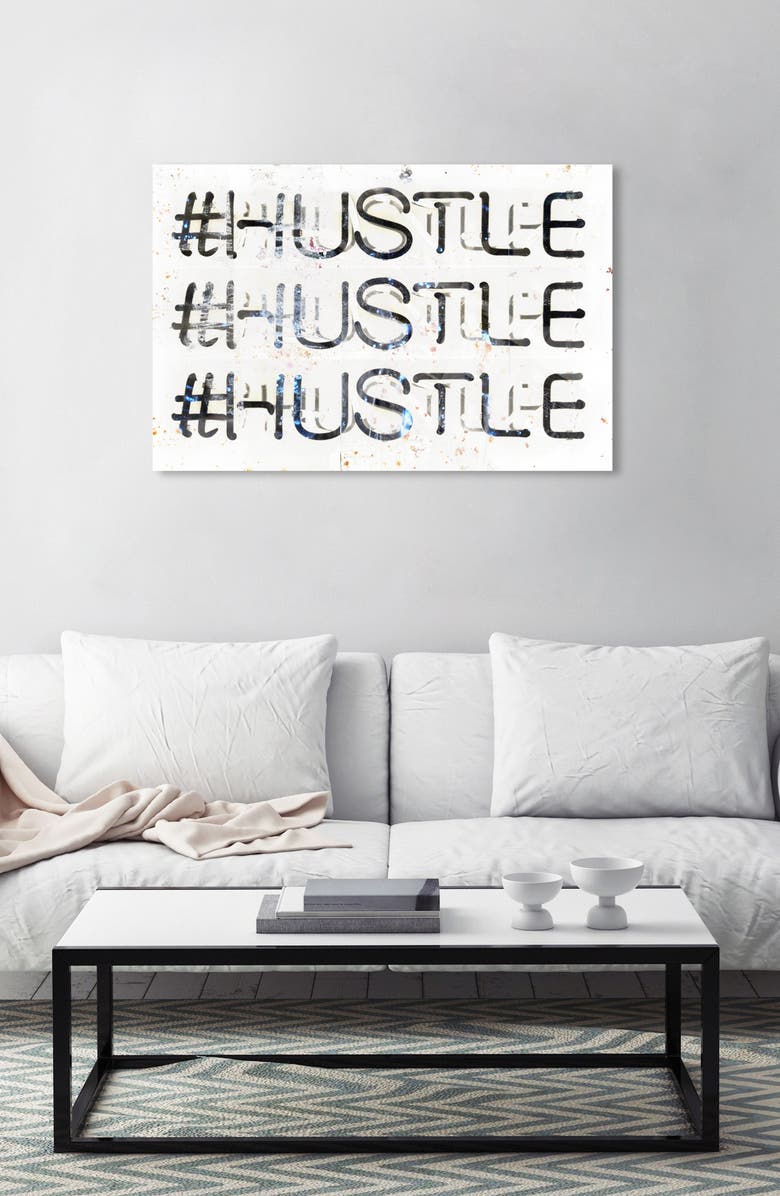 Oliver Gal Hustle Canvas Wall Art, Alternate, color, 