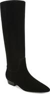 Veronica Beard Gabrielle Snake Embossed Leather Knee High Boot