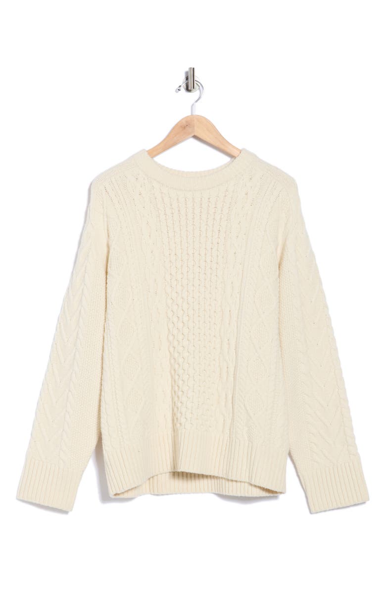 A.L.C. Kyra Merino Wool Blend Sweater, Alternate, color, Off White