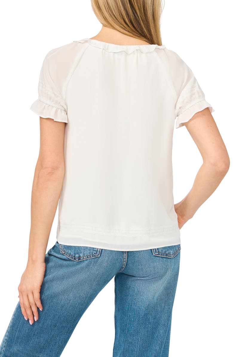 CeCe Ruffle Puff Sleeve Top, Alternate, color, 