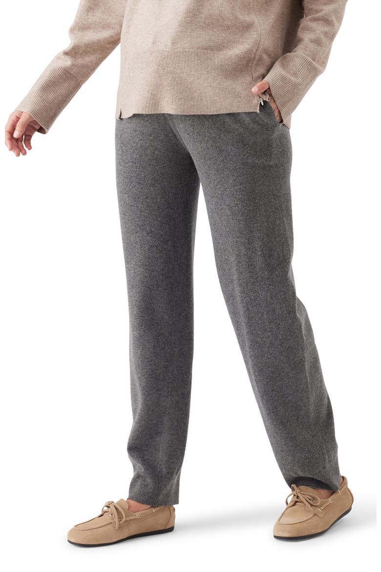Coco Knit Pant, Alternate, color, Charcoal Marle