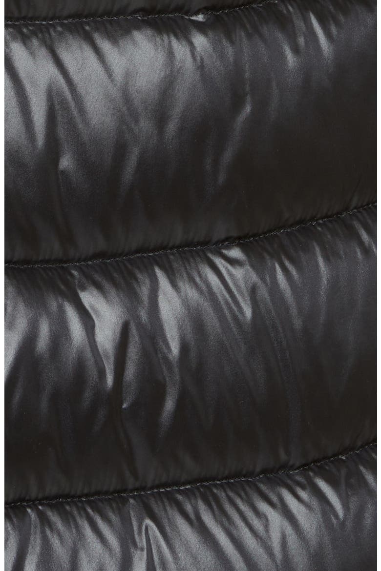 Amelia Water Repellent Down Puffer Coat, Alternate, color, BLACK