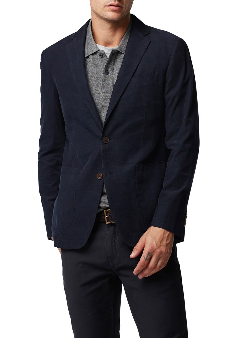 Saint Bathans Cotton Corduroy Sport Coat, Main, color, NAVY