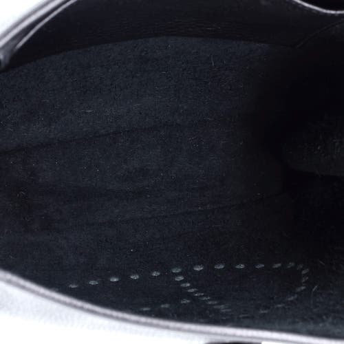 Pre-owned Hermes Hermes Evelyne Bag Gen I Clemence Pm In Black