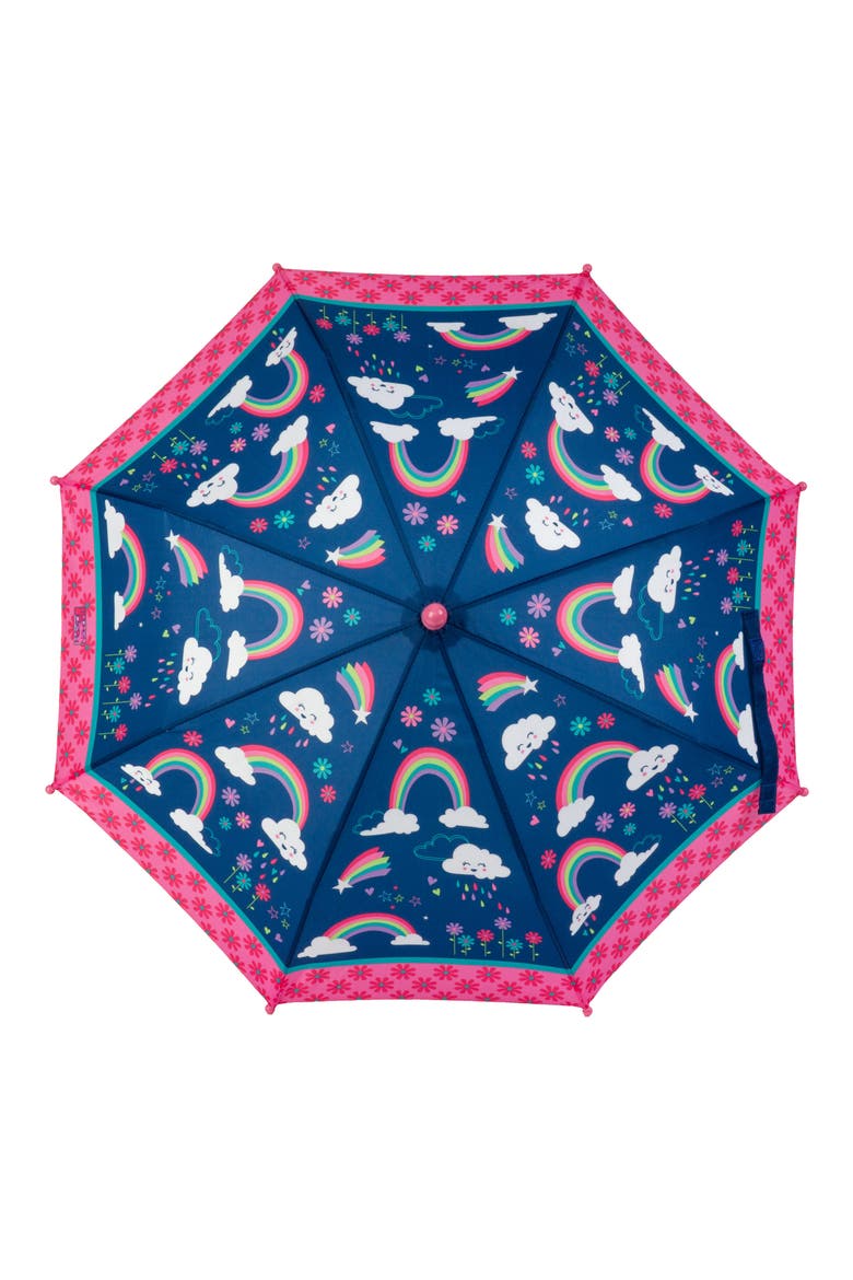 Print Raincoat & Umbrella Set, Alternate, color, RAINBOW