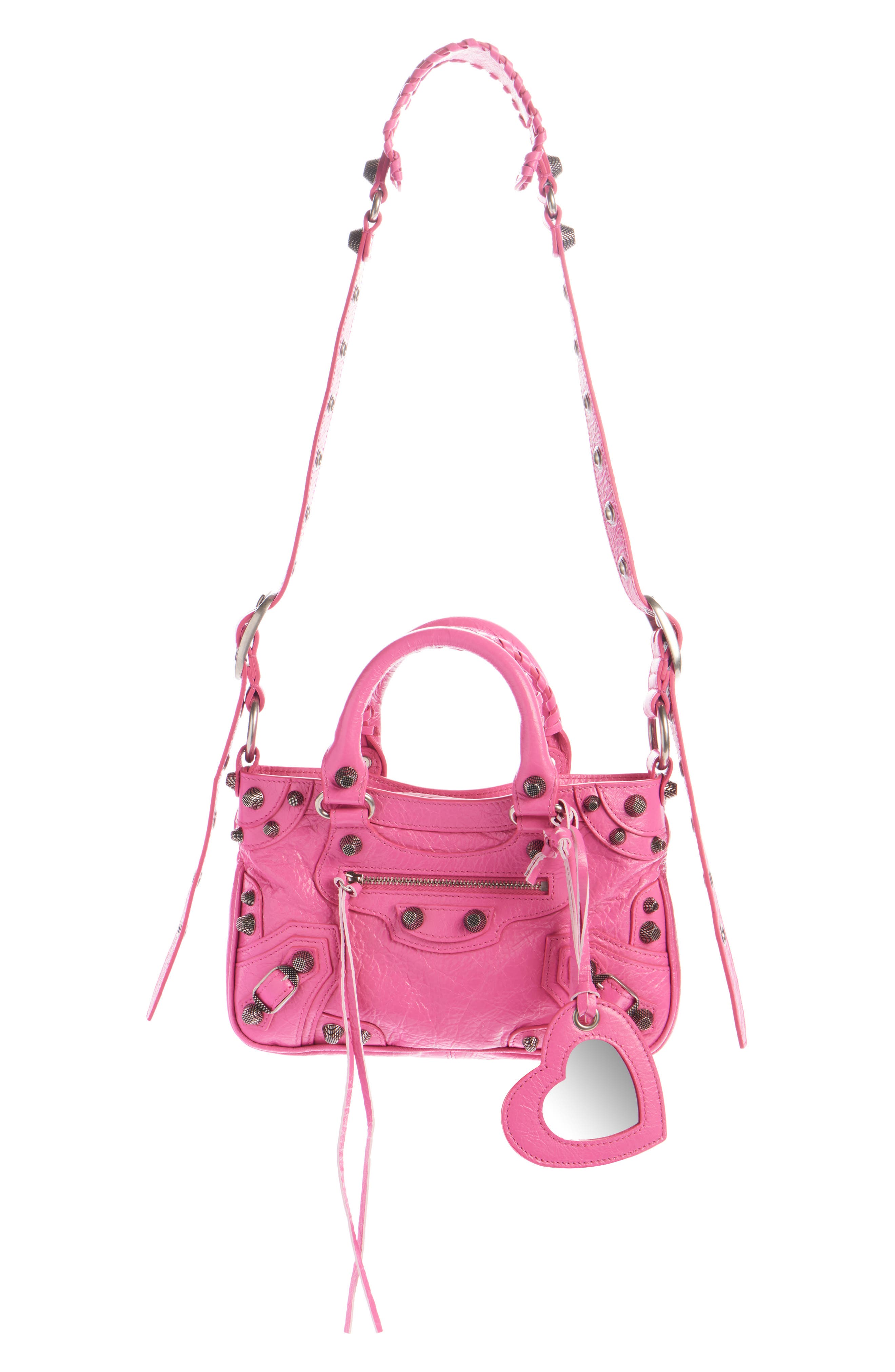 Balenciaga Small Neo Cagole Leather Tote, Alternate, color, 