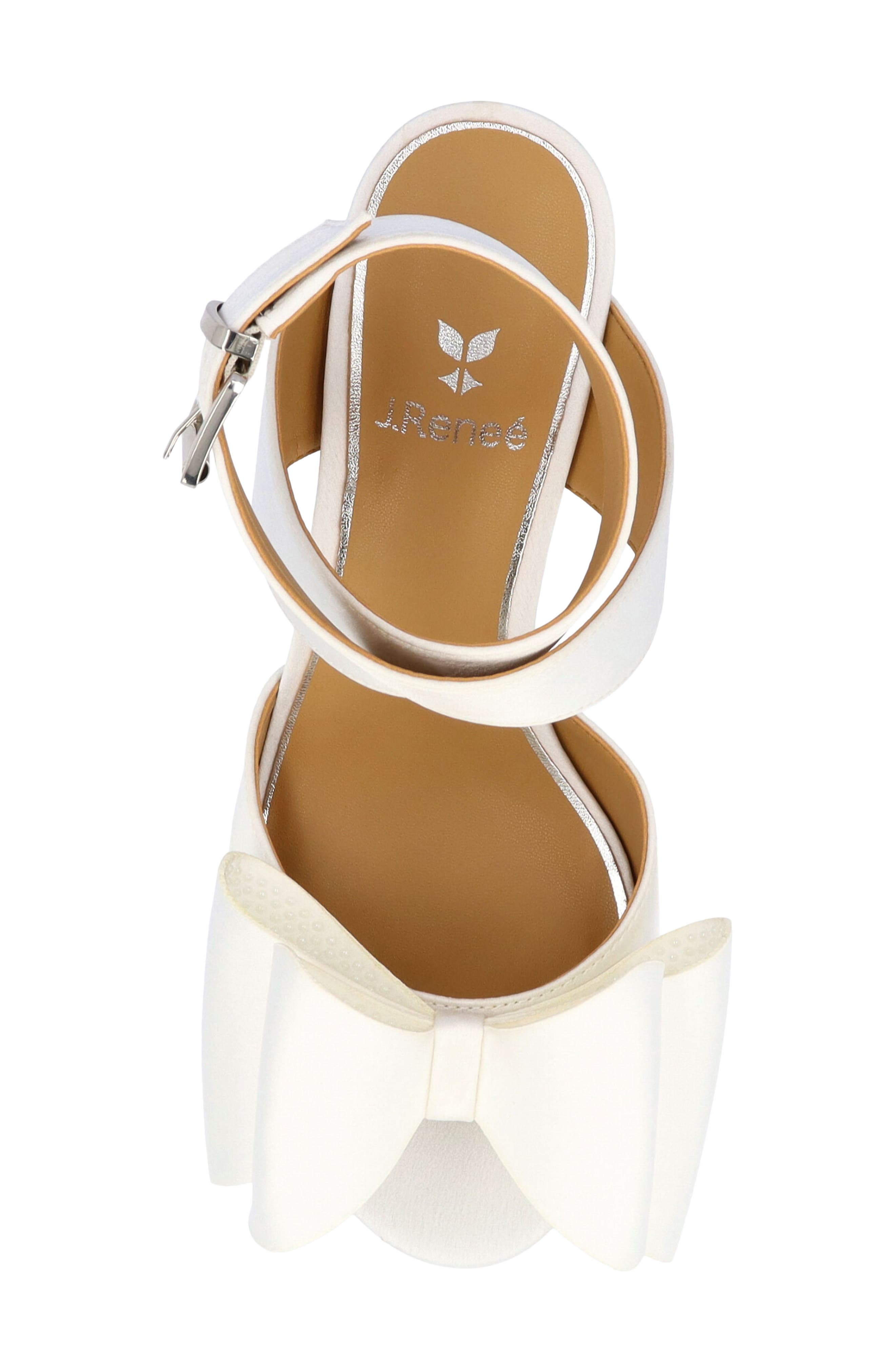 J. Reneé Nerelle Ankle Strap Sandal, Alternate, color, White