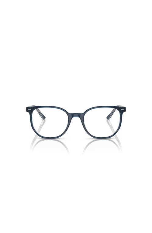 Ray Ban Ray-ban 50mm Irregular Optical Glasses In Blue
