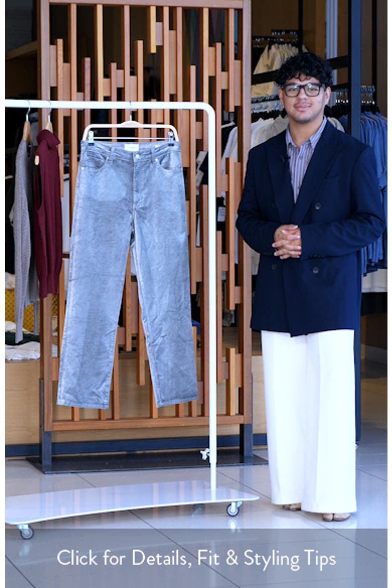 Le Sleek Velvet Ankle Straight Leg Pants video