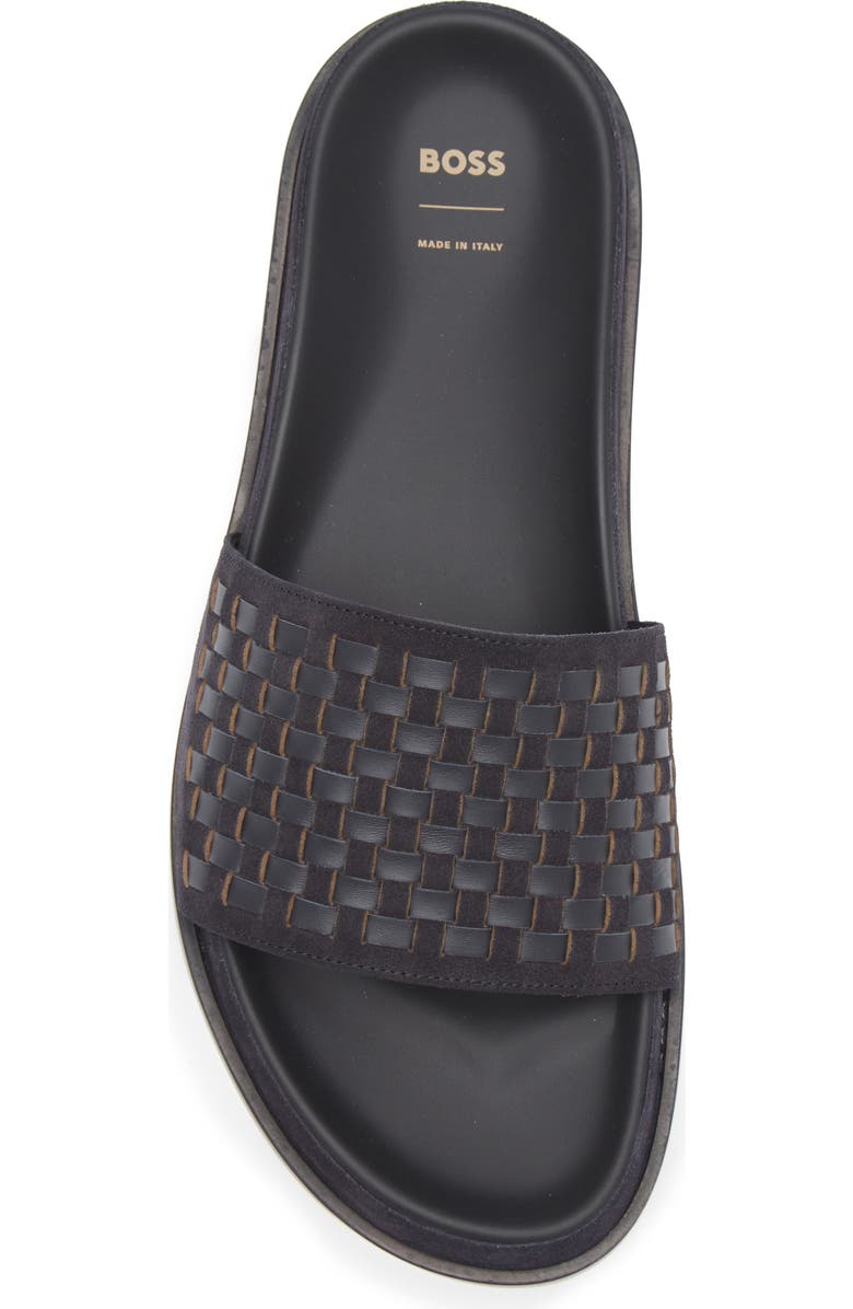 BOSS Woven Slide Sandal, Alternate, color,
