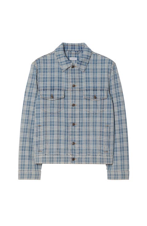 Check Denim Jacket