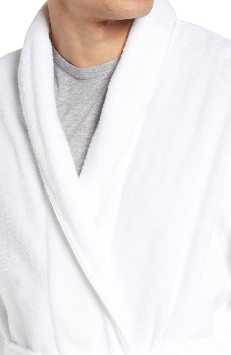 Nordstrom Hydrocotton Robe, Alternate, color, White