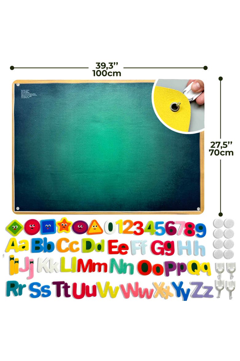 Kids Felt Board Learning Set, Alternate, color, Abc
