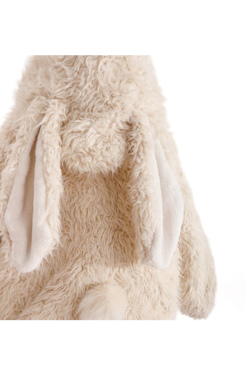 Tulleen Bunny-Eared Fuzzy Jacket, Alternate, color, Cream