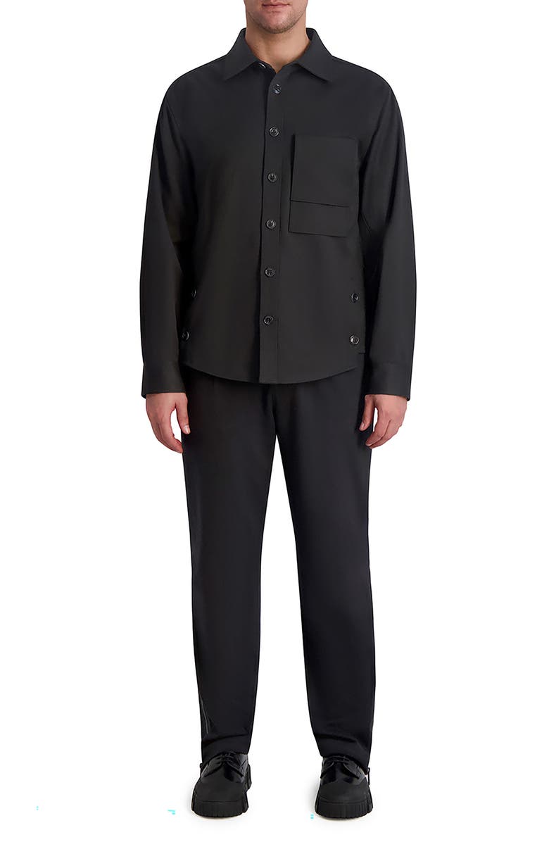 KARL LAGERFELD PARIS Shirt Jacket, Alternate, color, 