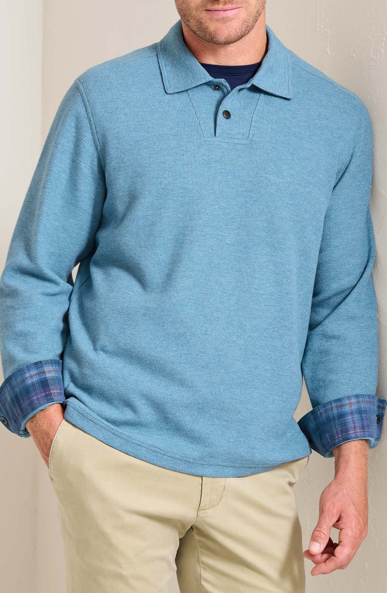 Tommy Bahama Las Arias Sweatshirt Polo, Main, color, 