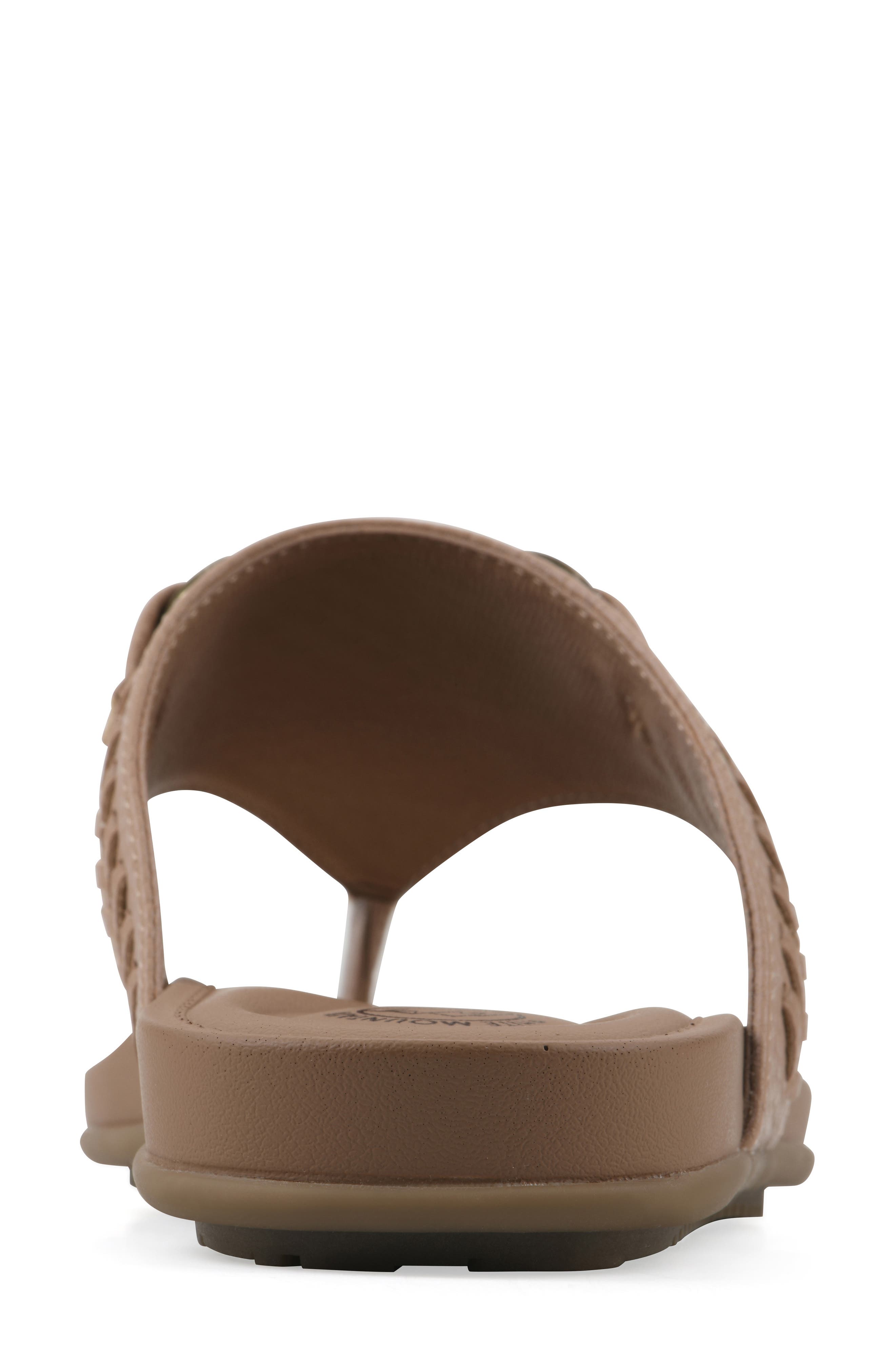 Aladdin Flip Flop, Alternate, color, NATURAL/ SMOOTH